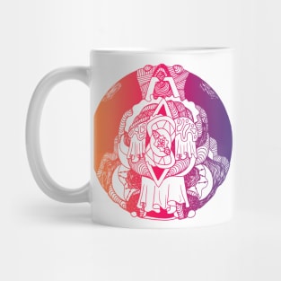 Sunset Sky Circle of Ornament Mug